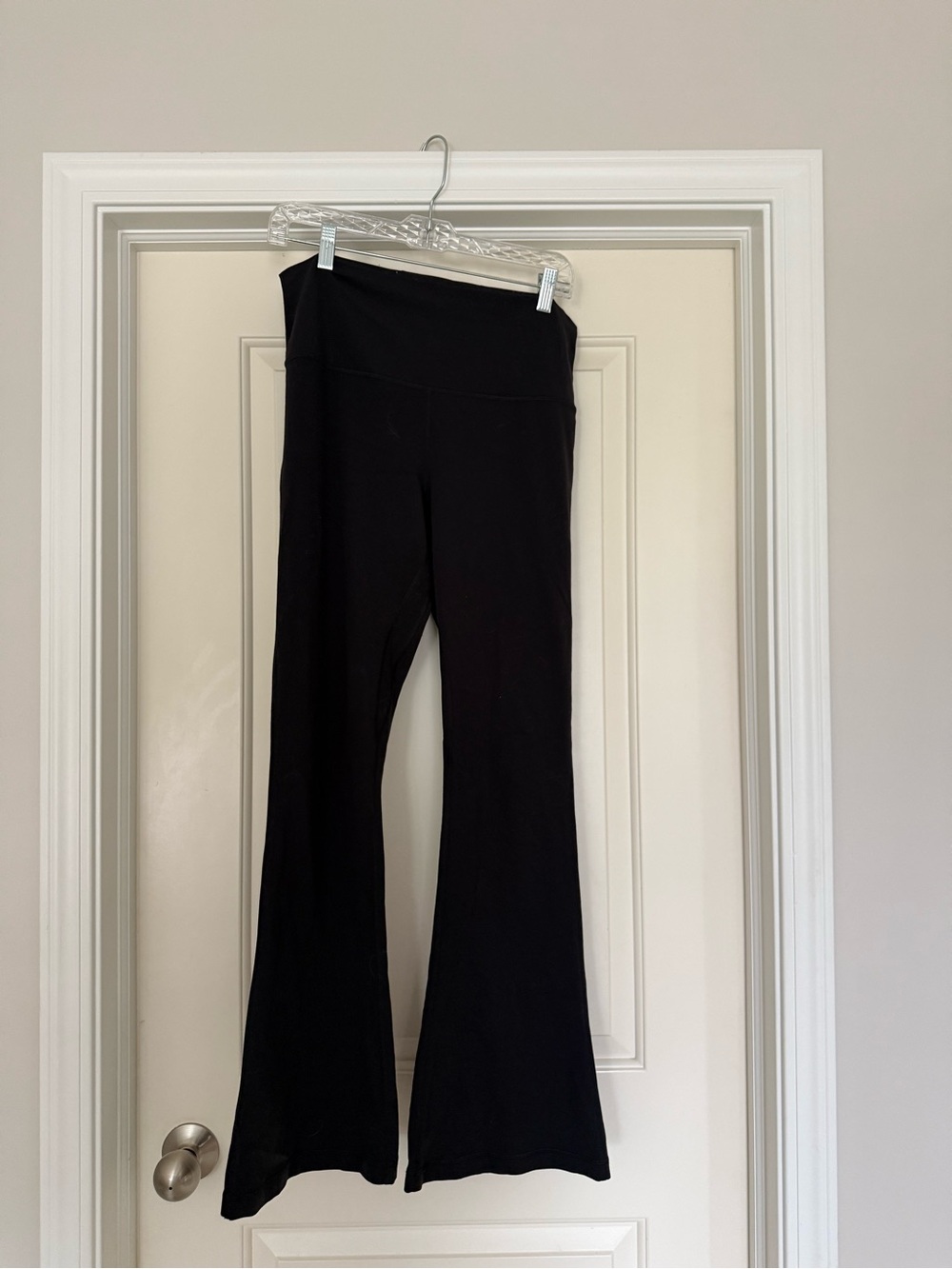 lululemon athletica Black Boot-Cut Flare Yoga Pants